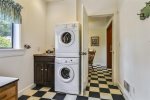 Laundry Area at Lil Bird Cottage